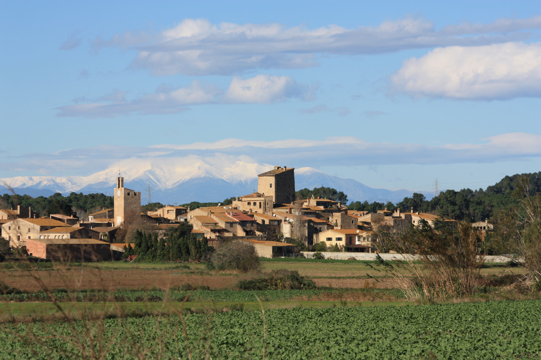 espectaculares vistas de Palau Sator, Baix Empordà, Girona