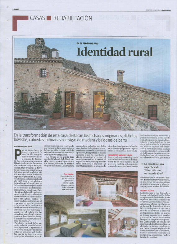 LA VANGUARDIA - Dinero - Identitat Rural 2015