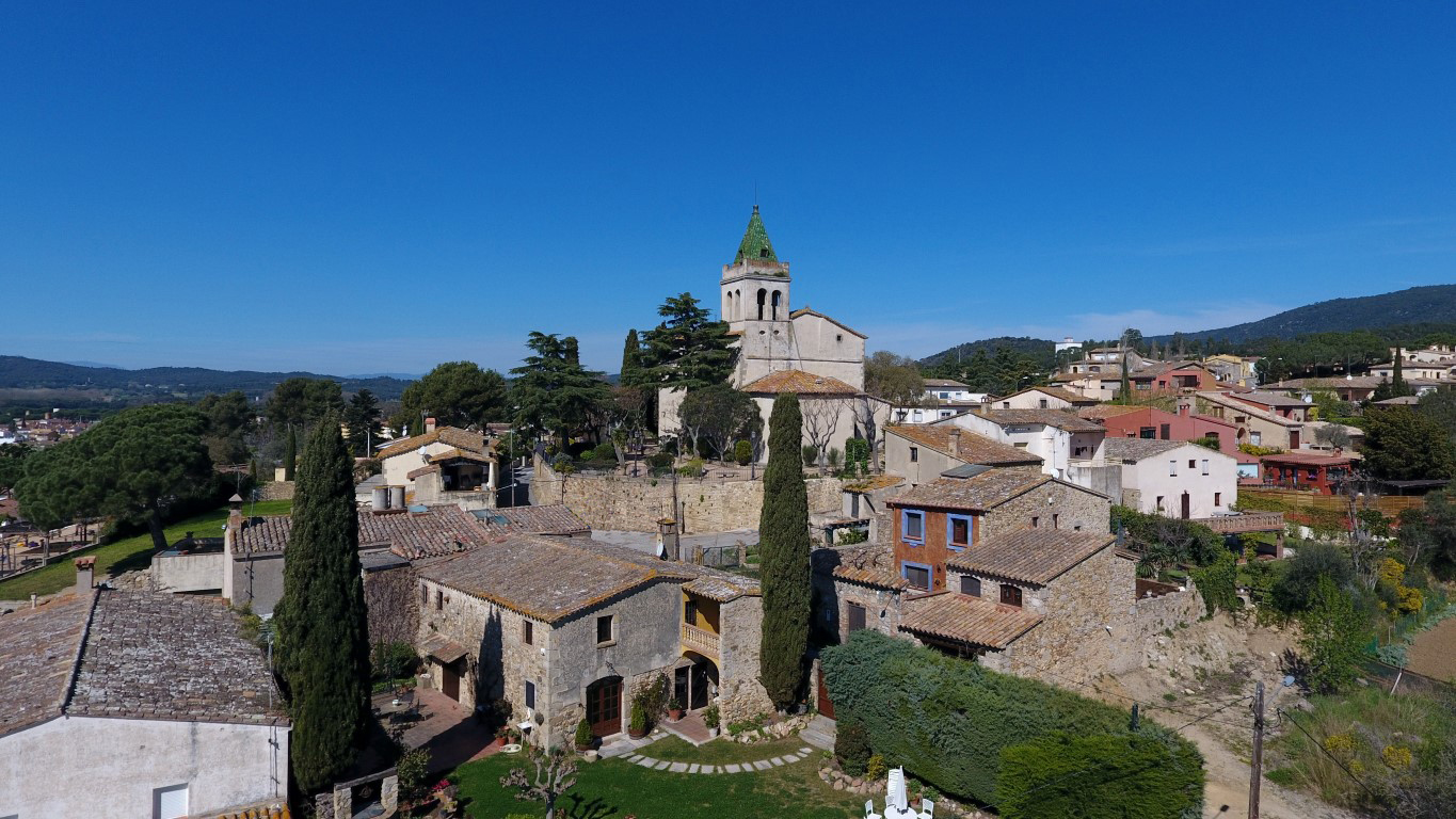 Vistas Pueblo de Pals Baix Empordà, Girona